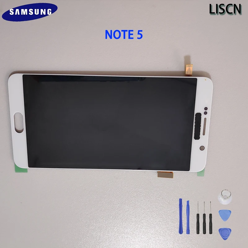 

NOTE 5 LCD 5.7" Replacement Parts for SAM SUNG Note5 N920A N9200 SM-N920 N920C LCD Display Touch Screen Digitizer Adjustable
