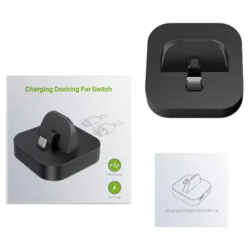 

For Switch HDMI Charging Dock Station Adjustable Bracket HDMI Video Conversion Charging Charger Base for Nintend Switch Host