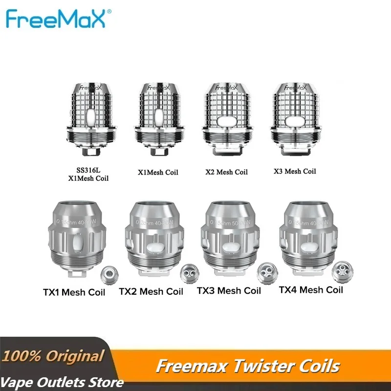 5 шт./упак. Freemax Twister катушки Vape X1 X2 X3 X4 TX Сменная сетка катушка для FreeMax Fireluke 2 Tank Vaper