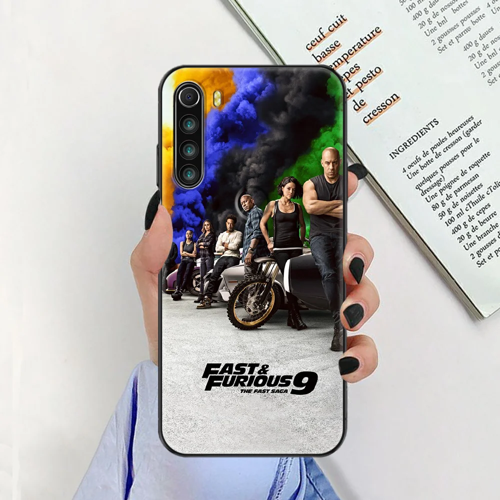 Fast and Furious Moive Phone case For Xiaomi Redmi Note 7 7A 8 8T 9 9A 9S K30 Pro Ultra black painting back silicone bumper cases for xiaomi blue Cases For Xiaomi