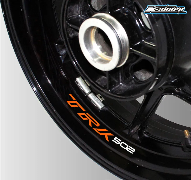 New moto reflective sticker wheel custom decorative sticker for BENELLI TRK502 trk502 sign Decorative stickers - Цвет: K-LQT-TRK502-08