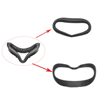 

Soft Leather Eye Mask Pad Sweat-proof Light Leak-proof Protective Cover Frame for Oculus Quest 2 VR Headset Accessories