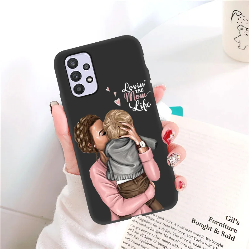 samsung silicone case Dành Cho Samsung Galaxy Samsung Galaxy A32 Ốp Lưng Siêu Mẹ Bé Ốp Lưng Điện Thoại Dành Cho Samsung A32 4G 32 A51 A52 a71 A72 A70 A50 A12 A21S Bìa Mềm samsung silicone