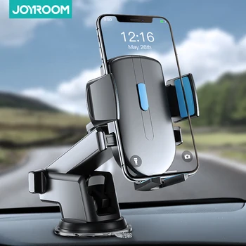 

Joyroom Car Phone Holder Stand 360 Rotation Windshield Gravity holder Strong Sucker Dashboard Mount Support For Phone in Car