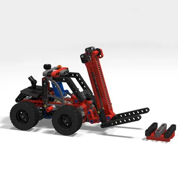 

DIY Engineering Excavator Forklift Model MOC Building Blocks Technic Car City Educational Bricks Kids Toys For Children Gifts