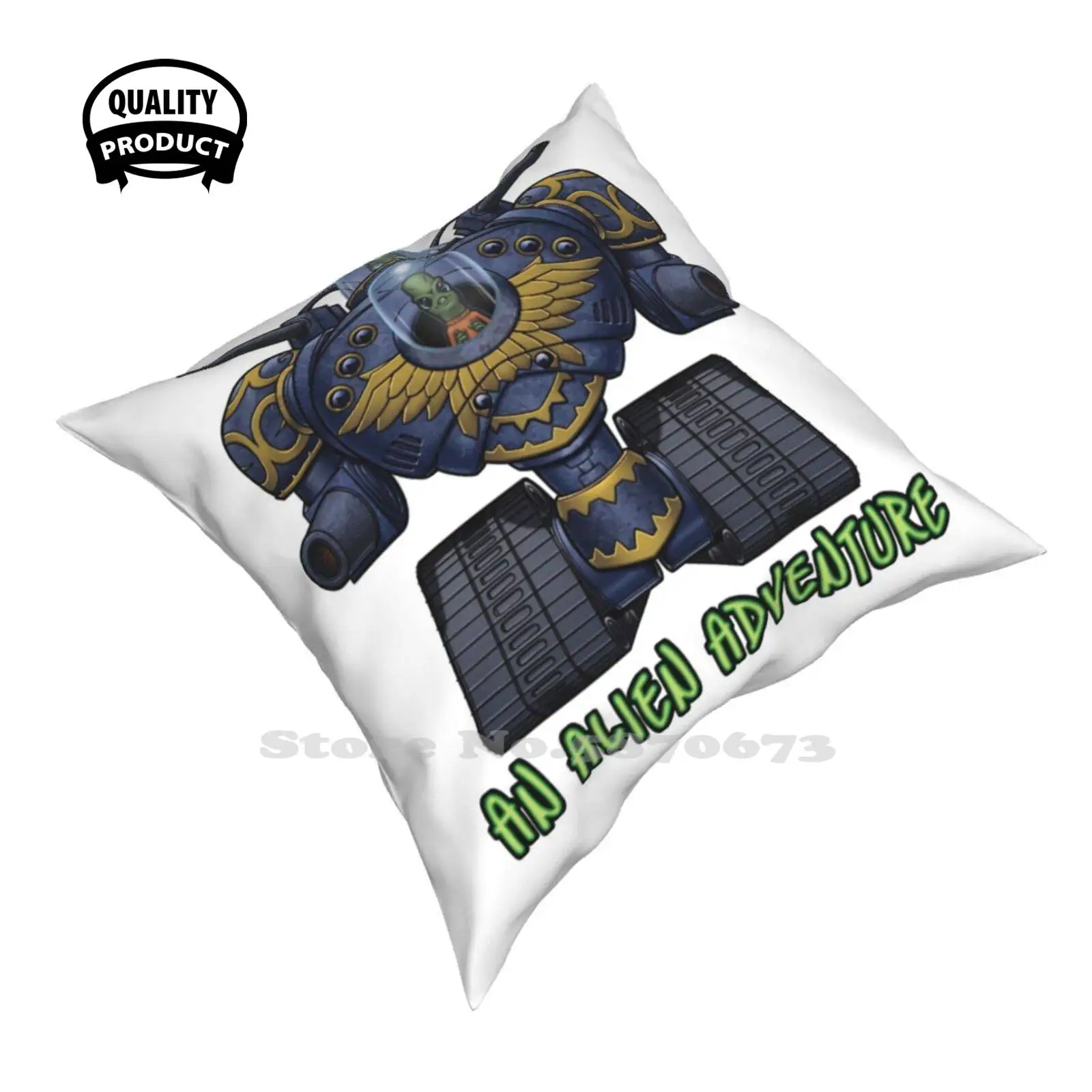 Un Alien Adventure - Mech Camera Da Letto Office Hug Federa Mech Battle Tech Alien Tank