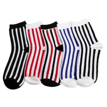 

1pair Men's Long Socks Spring Winter Breathable Athletic Outdoor Sports Casual Socks Warm Elastic Striped Male Socks