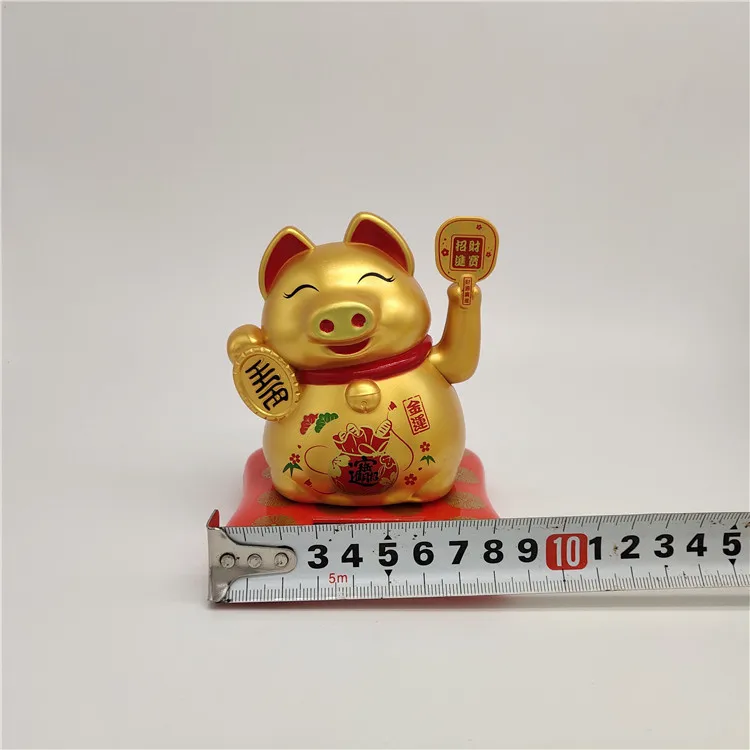 AliExpress Электрический Солнечный машинки игрушечная кошка автомобиль установлен счастливый кот свинья декоративные аксессуары для автомобиля