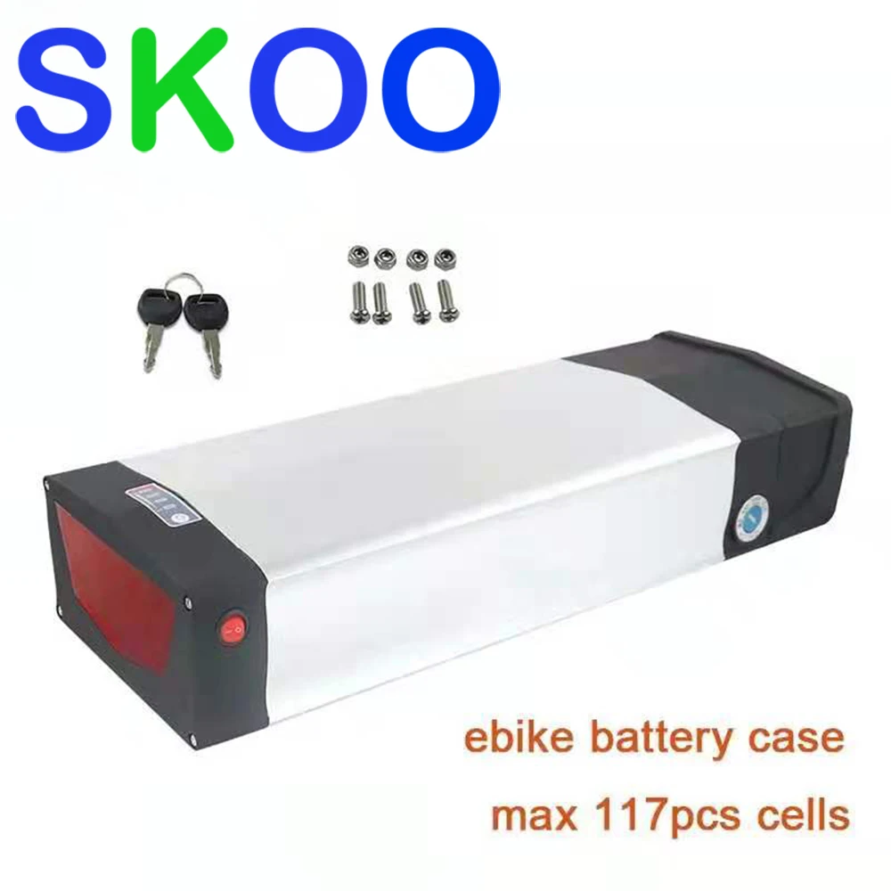 117pcs18650 Ebike Battery Case Box 36v48v52v Empty Electric Bicycle