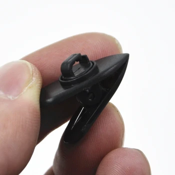

1pc Headphone Earphone Cable Cord Wire Lead Lapel Clip Nip Clamp Holder Black 1x Headphone Earphone Cable Cord Wire Lapel Clip N