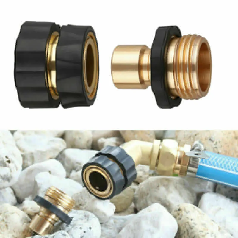 Brass Thread Hose Water Tube Quick Connect Set Tap Adaptor Universal
