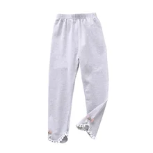 От 1 до 6 лет, штаны для маленьких девочек милые детские весенне-осенние повседневные Леггинсы принцессы из мягкого хлопка леггинсы для девочек