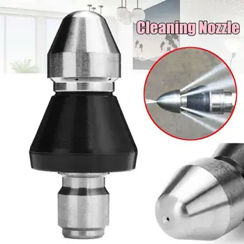 

Pressure Washer Sewer Jet Nozzle, Quick Connect Drain Cleaning Water Nozzle, 1/4 Inch 5000 Psi Orifice 0.6mm
