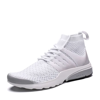 

Sneakers Men Casual Shoes Breathable Men Flyknit Shoes Outdoor Walking Footwear Comfortable Male Trainers Chaussures Pour Hommes