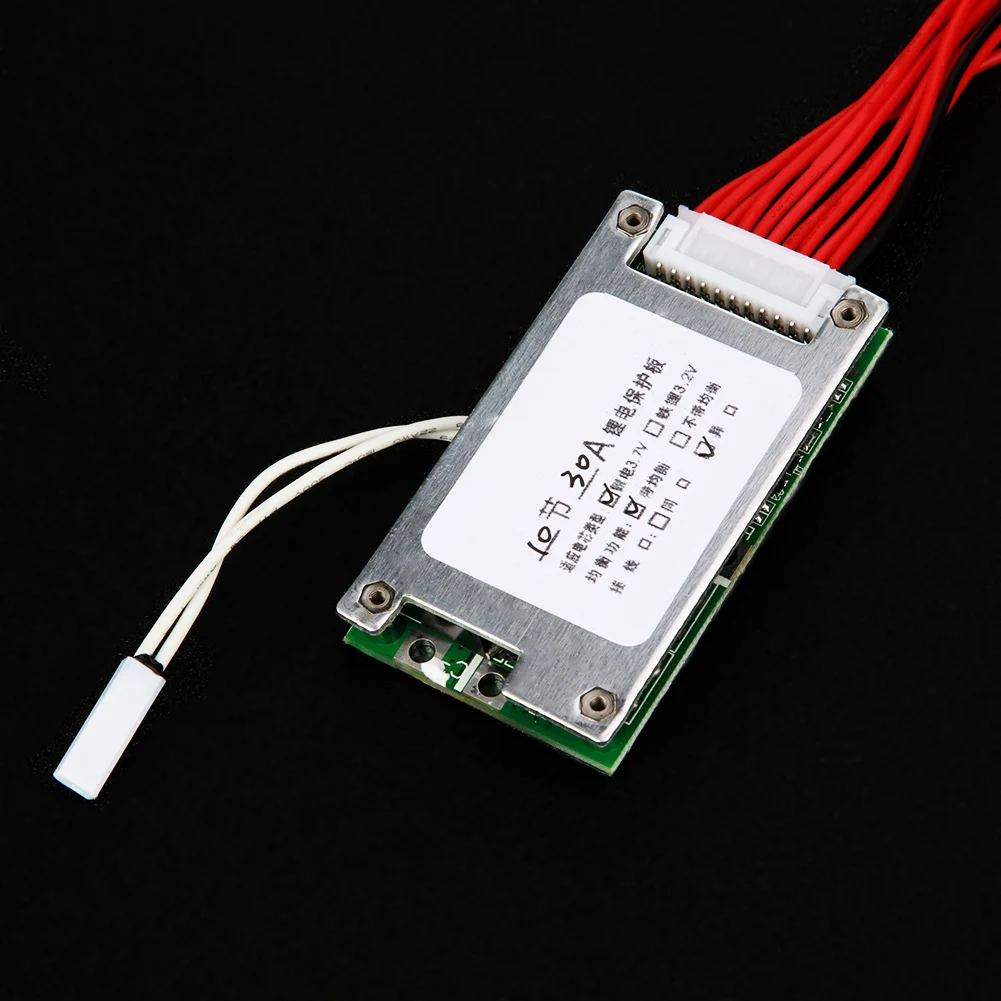 Плата аккумулятора SOONHUA 10S BMS 30A Li Ion Cell 18650 с кабелем контролем температуры