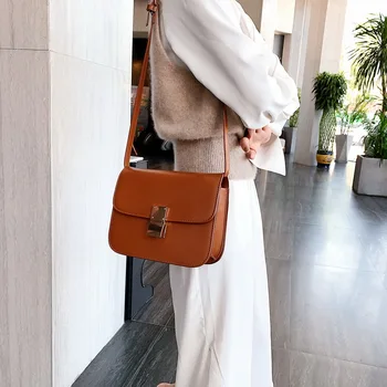 

Designer Women Pu Leather Shoulder Bag Famous Brands Crossbody Bags for Women Small Luxury Handbag Fashion Female Messenger Bags