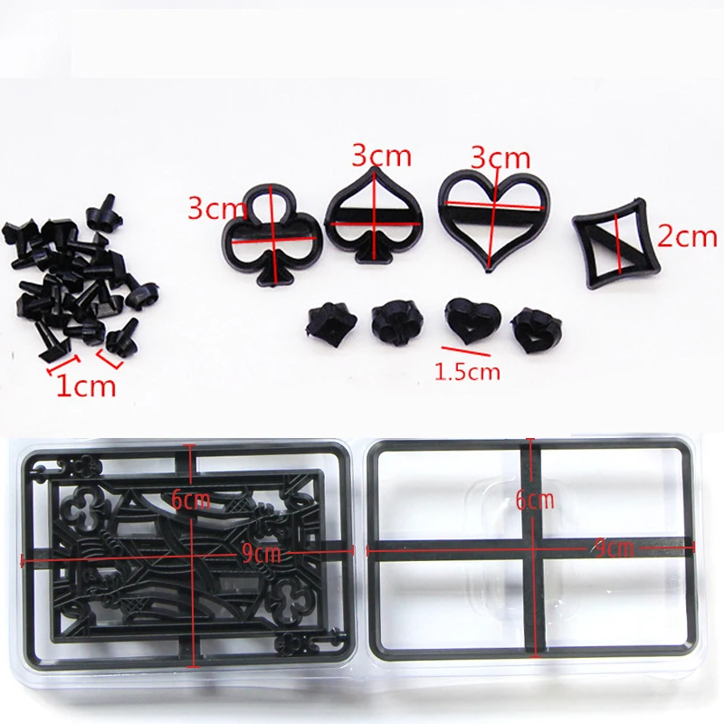 Cookie Cutter 28pcs Poker Theme Cookie Cutter DIY Fondant Chocolate Moulds Cake Cutting Mold Biscuit Mold Baking Cutter Decorate Mould Tools cookie cutter,baking mold,cookie mould,fondant cutter