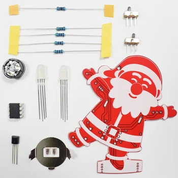 

1pc DIY Santa Christmas Tree Decoration Pendant Music Kit Cute Christmas ornaments (Without battery) Hot Sale HOT