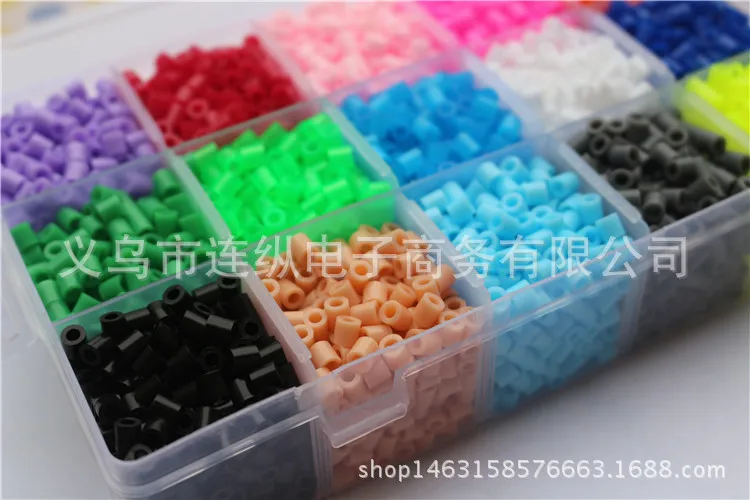 18 Grid 5 Mm Pinpindoudou Set Refill Non-Accessories Fusion Beans Unisex Beans Children DIY Educational Toy