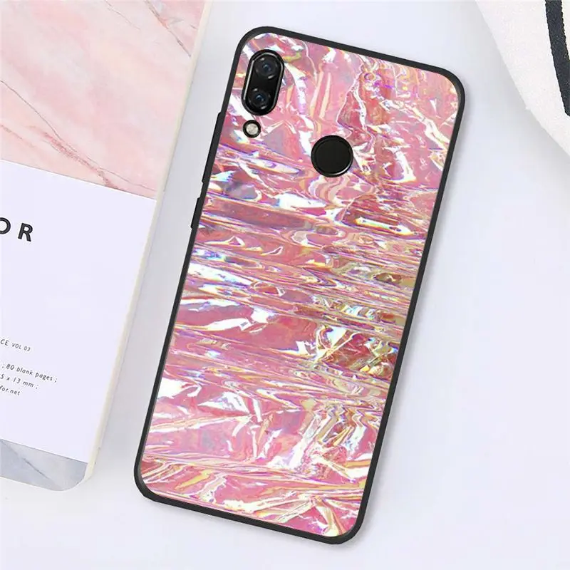A8 Babaite rainbow iridescent holographic Phone Case for Xiaomi Redmi8 4X 6A S2 Go Redmi 5 5Plus Note4 5 7 Note8Pro - Цвет: A8
