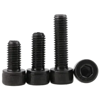 

DIN912 Promotion 12.9 Class Cup Head Hex screw Slender Bolt M6-M12 inside cylindrical head Half tooth screw bolts 10Pcs