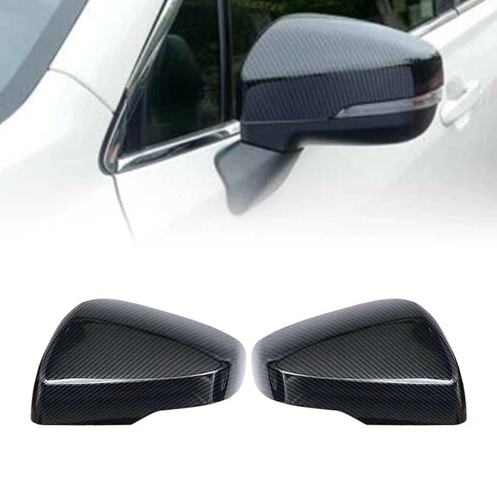 2pcs Auto Car Rear View Side Mirror Cover Trim For Subaru forester 2019 2020 ABS Rearview Mirrors Carbon Fiber Style Trims | Автомобили и