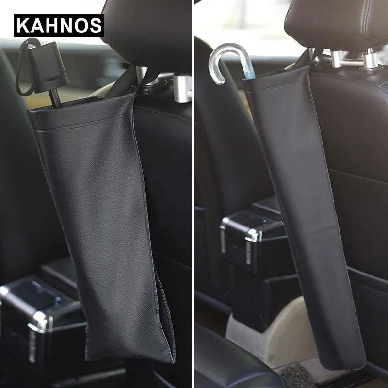 Synthetic Leather Car Umbrella Holder Umbrella Storage Bag Foldable