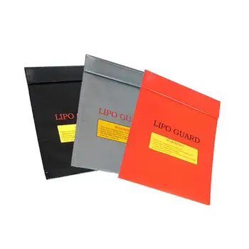 

Fireproof File Bag Lithium Battery Safety Bag RC Battery Fireproof Explosion-Proof Bag 18*23cm