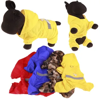 

Dog Raincoat Rain Jacket Jumpsuit Waterproof Pet Clothes Safety Rainwear for Pet Small Medium Dogs Puppy Doggy Rain coat