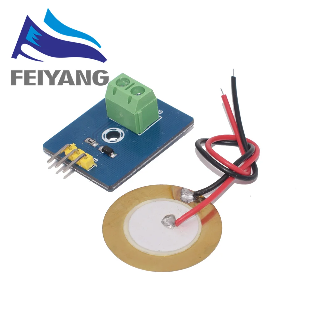 

Drum Simulate Piezoelectric Sensor Analog Ceramic Vibration Sensor Module Piezoelectricity For Arduino DIY KIT
