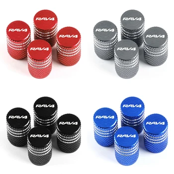 

car Knurling Style Skull Tire Valve Cap Aluminum Tire Wheel Stem Air Valve Caps Dustproof Caps for Toyota RAV4 Car Accessories