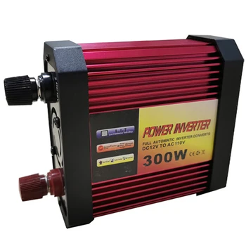 

300w Modified Sine Wave Solar Inverter Lightweight 12V dc to ac 110v 220v Vehicle-mounted Photovoltaic Grid-connected Converter