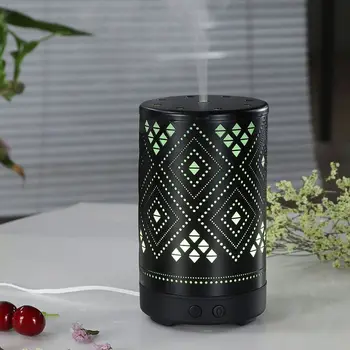 

New 7 Color LED Lights Ultrasonic Aroma Essential Diffuser Air Humidifier Purifier Aromatherapy 100ml for Home Office Use