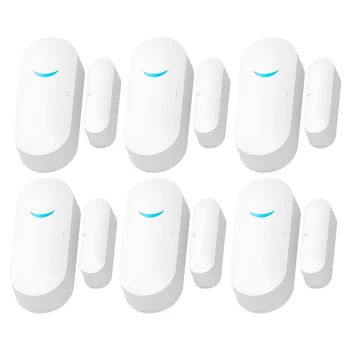 

6Pcs 433MHz Wireless Window Door Sensor Smart net Sensor for Wifi GSM Home Alarm System Android IOS APP Remote