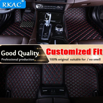 

RKAC Car floor mats for Citroen C5 C4 Air Cross Picasso C2 C4L DS5 LS DS6 3D car styling carpet floor liner