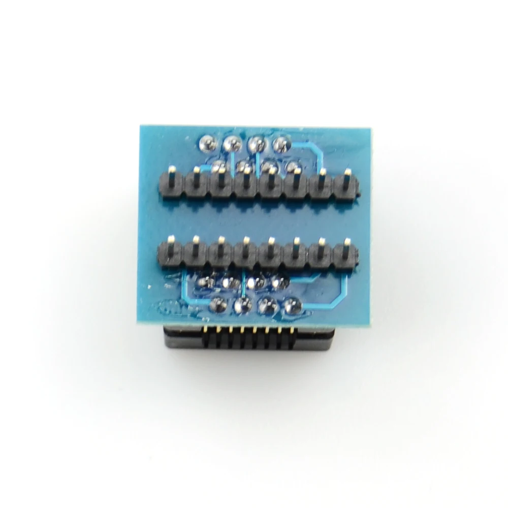 SOIC8 SOP8 - DIP8 와이드 바디 150mil IC 프로그래머 어댑터 소켓 블루 SA602 테스트 칩 컨버터 버너