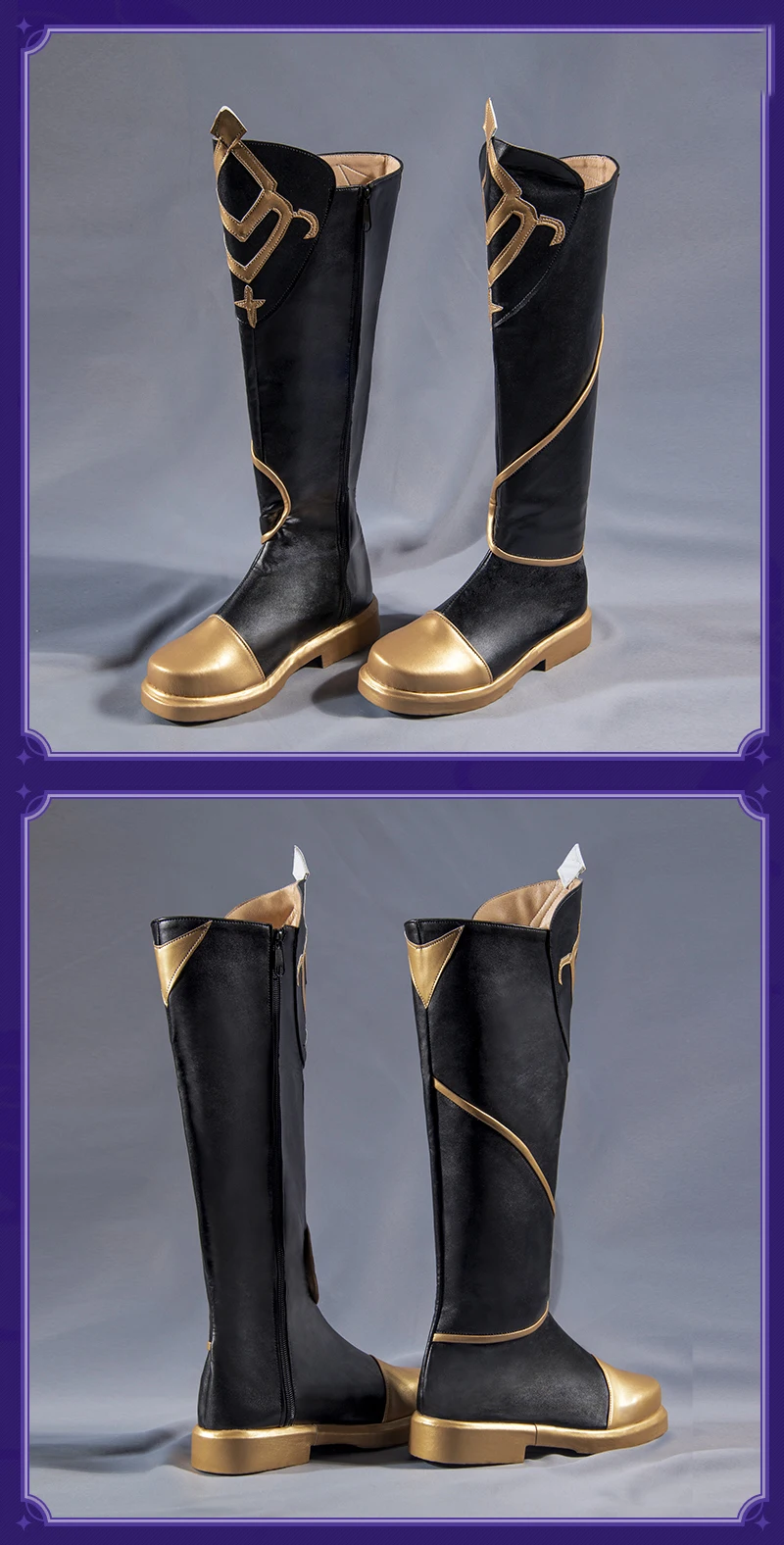 naruto cosplay Game Genshin impact game prototype Cosplay aether Sora shoes Cosplay boots accessories custom cos clothing props elvira costume