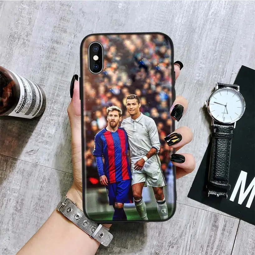 Lionel Messi черный чехол для телефона для Apple IPhone 11 Pro XS MAX XR 7 8 6 6S Plus X 10 Ten 5 5S SE Coque Shell - Цвет: BA137-7