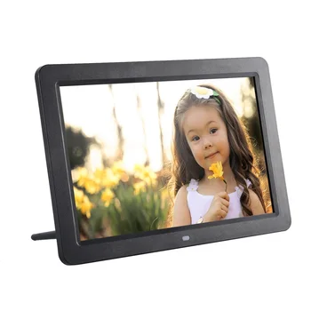 

12in HD TFT LED Wide Screen Muitifunctional Digital Picture Frame With Wireless Remote View Pictures Listen to Music