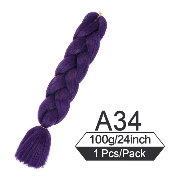 24 Inch Jumbo Braiding Hair Extensions For Box Twist Braid Accessorie Pre Stretched Afro Fake Hair Wholesale Jumbo Crochet Braid Ombre