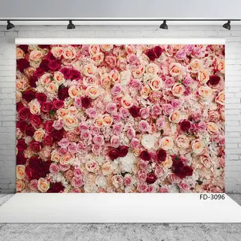 

Blossom Rose Flowers Wedding Wall Photo Background Photophone Kid Photography Backdrop Props Studio Shoot For Baby Shower Child
