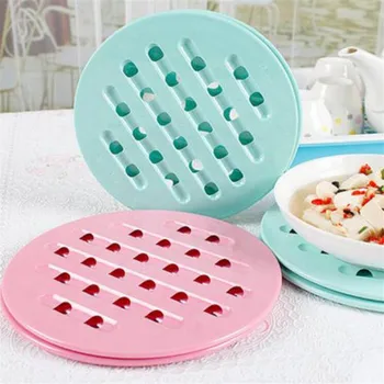 

1pc PP Tableware Insulation Mat Coaster Cup Round Mats Pad Heat-insulated Bowl Placemat Home Decor Desktop