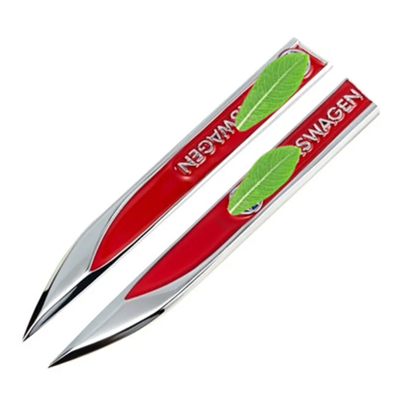 Автозапчасти 2 шт./компл. трехмерная металлическая пластина стандартная боковая