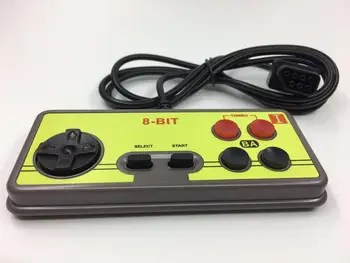 

High quality ABS 7Pin plug 1.2 Meter Cable for USA 8-bit console Turbo A B Button Function