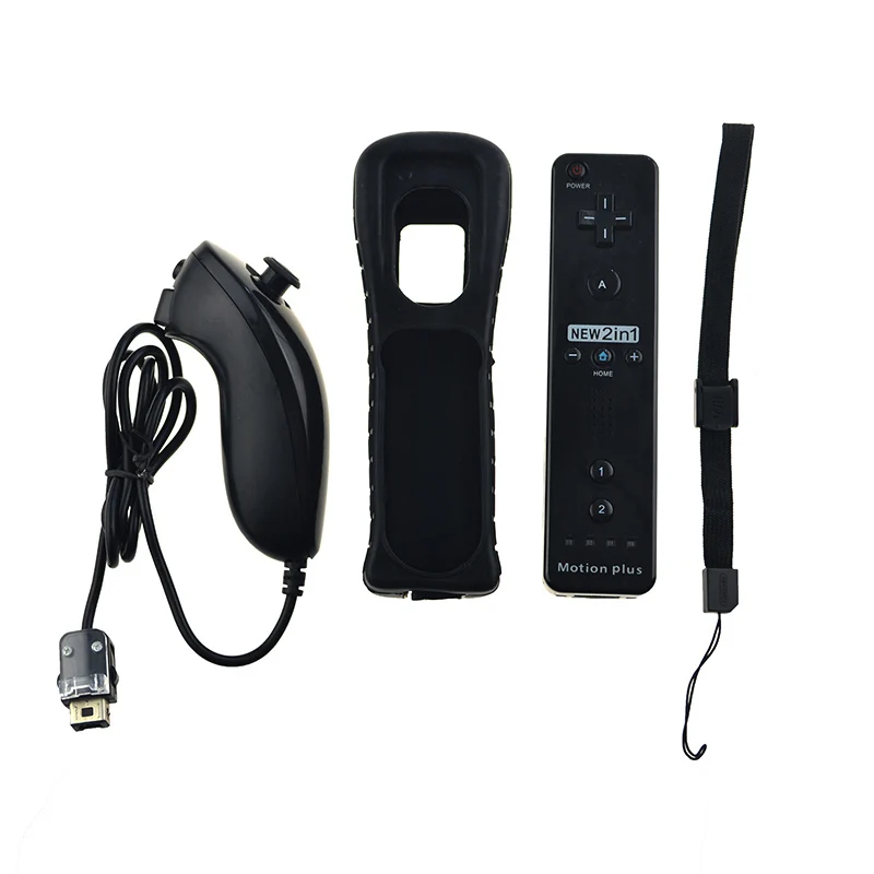 Встроенный Motion Plus пульт дистанционного управления Nunchuk геймпад для nintendo wii джойстик беспроводной пульт дистанционного управления Joypad