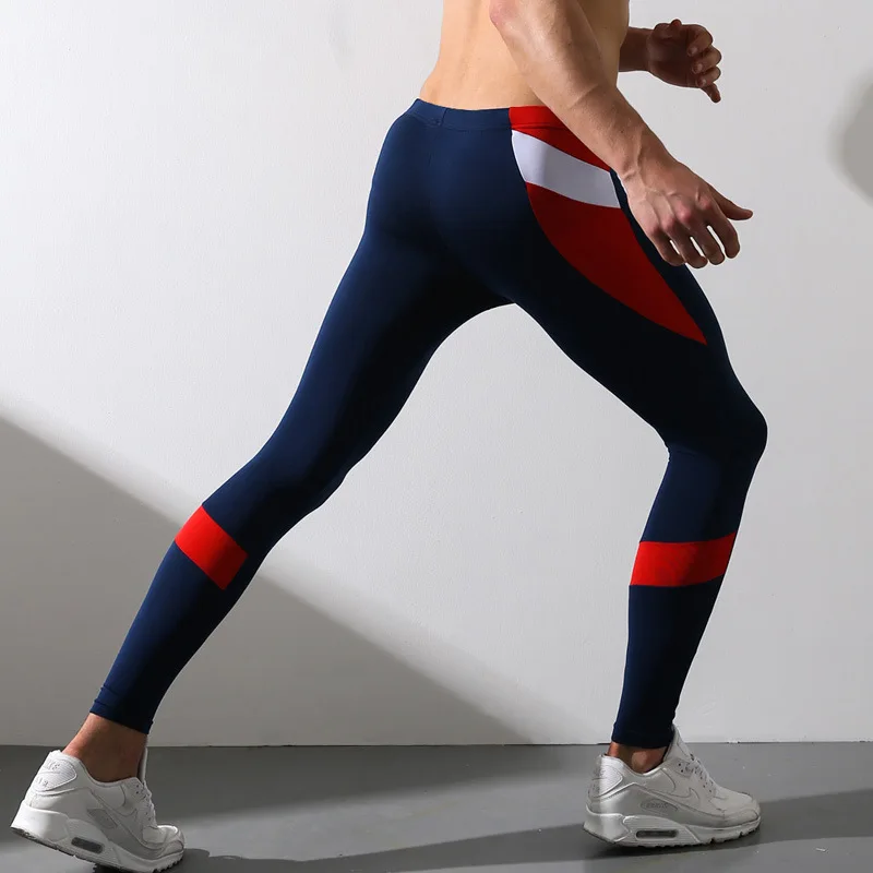 Men Thermal Underwear Winter Warm Men Long Printed Underwear Warm Leggings Men's Thermal Pants Polyester Blends