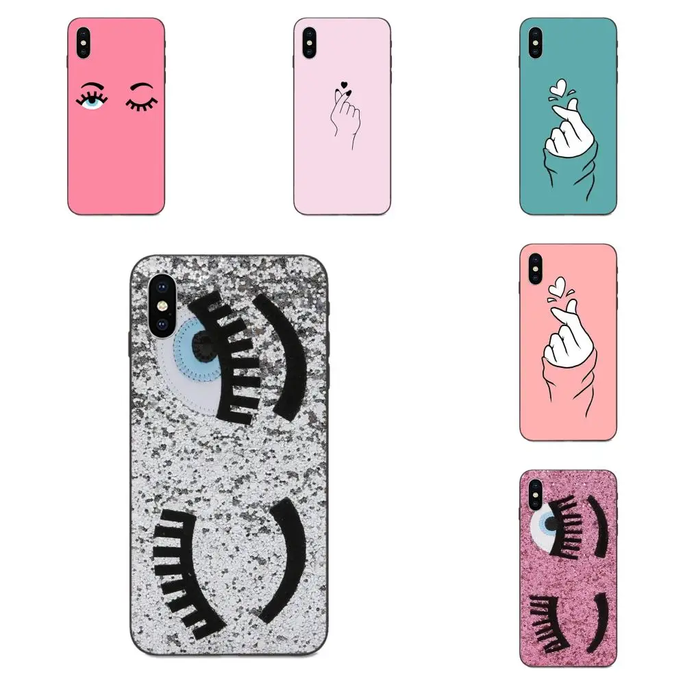 

Fashion Chiara Ferragni Eyes For Huawei Honor 5A 6A 6C 7A 7C 7X 8A 8C 8X 9 10 P8 P9 P10 P20 P30 Mini Lite Plus TPU Skin Painting