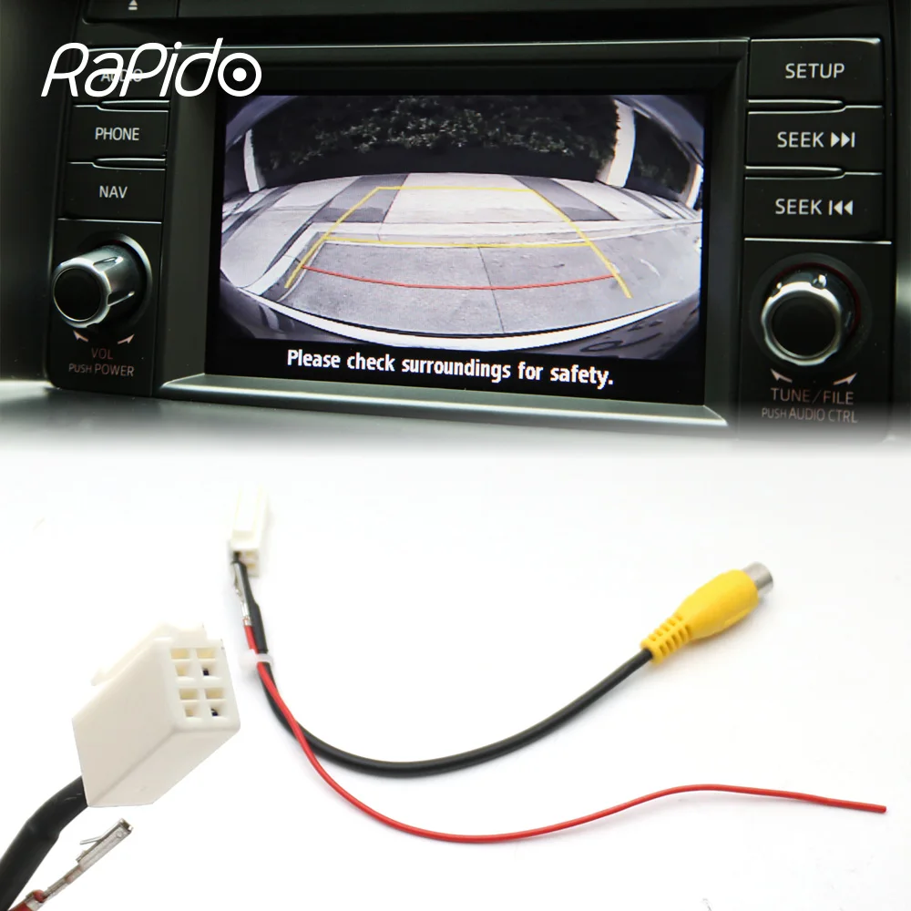 Для Mazda CX-5 2013 ~ 2015 с ЖК-экраном 6 1 дюйма для парковочной задней камеры 4-контактный