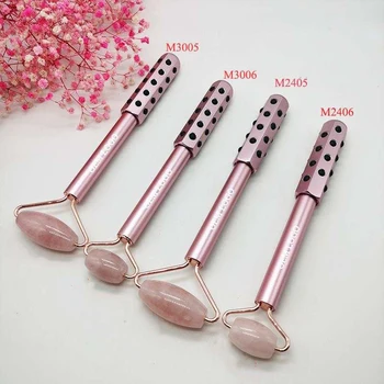 

Rose Quartz Roller Slimming Face Massager Lifting Tool Natural Jade Facial Massage Roller Stone Skin Massage Beauty Care