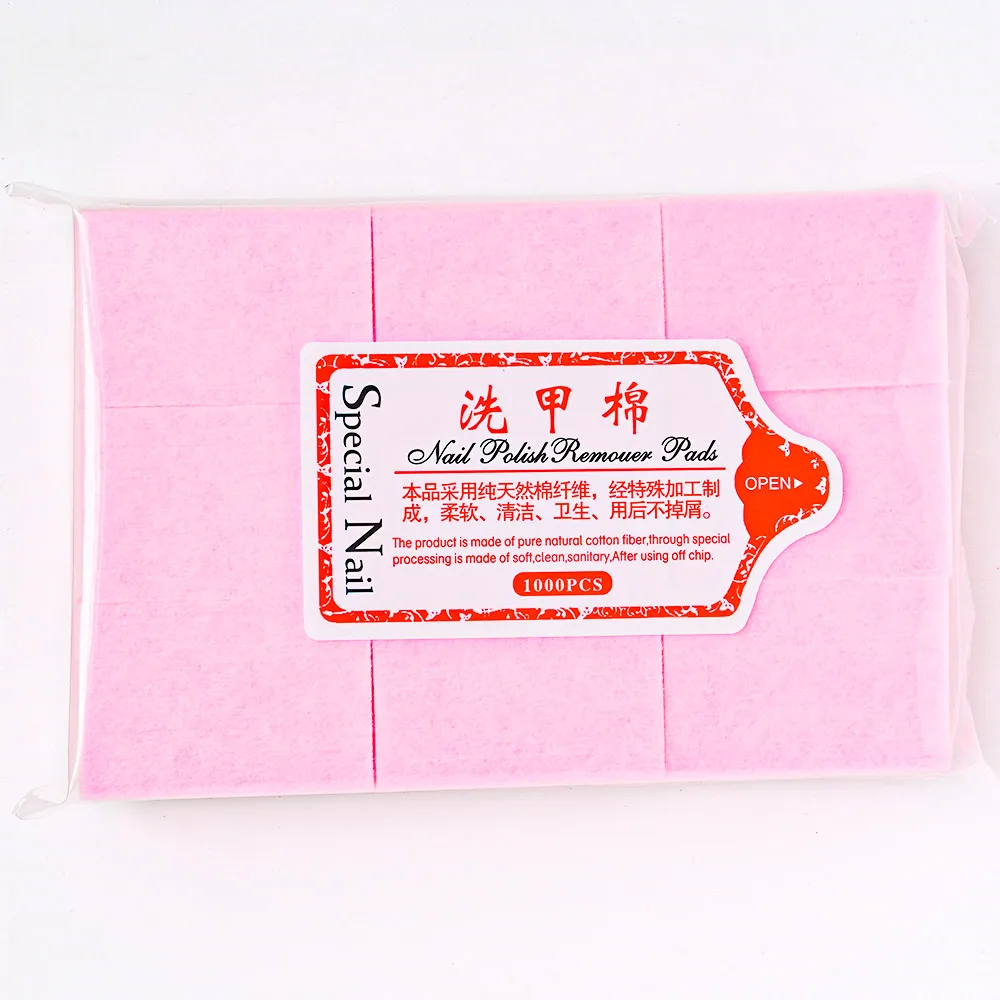 600PCS/Pack Nail Cotton Pads， Manicure Lint-Free Wipes， Napkins， Nail Polish Gel Remover ，Nail Wipes